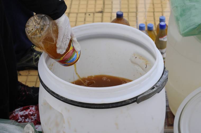 423 liter használt olajat gyűjtöttek