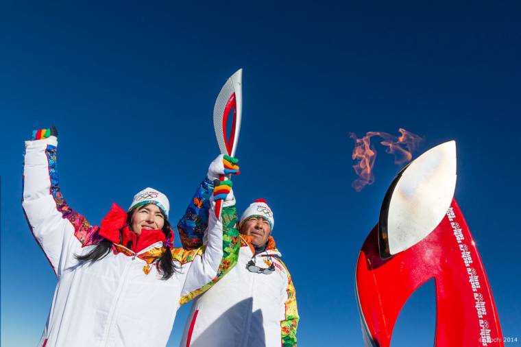 Téli olimpia a pálmafák tövében