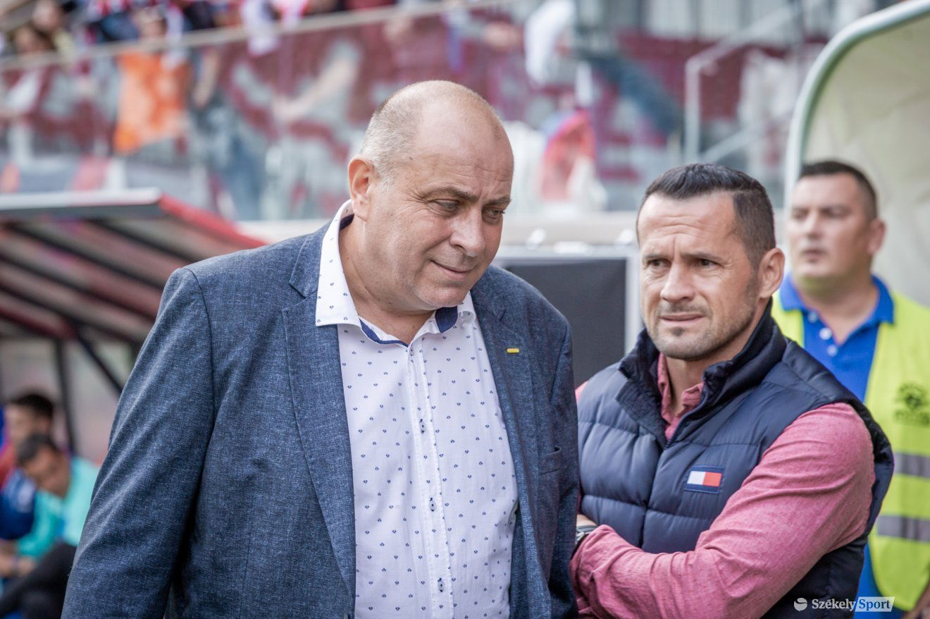 Elégedettek a csapat teljesítményével a háromszéki klubvezetők. Hadnagy Attila szerint még többet is elérhettek volna a rájátszásban •  Fotó: Pinti Attila