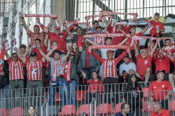 Példát mutattak civilizált viselkedésből a Sepsi OSK szurkolói a Dinamo elleni meccsen