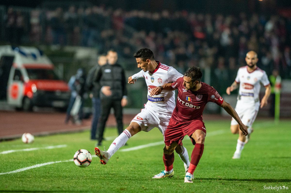 Kiejtené a bajnoki címvédő CFR-t a kupából a Sepsi OSK •  Fotó: Barabás Ákos