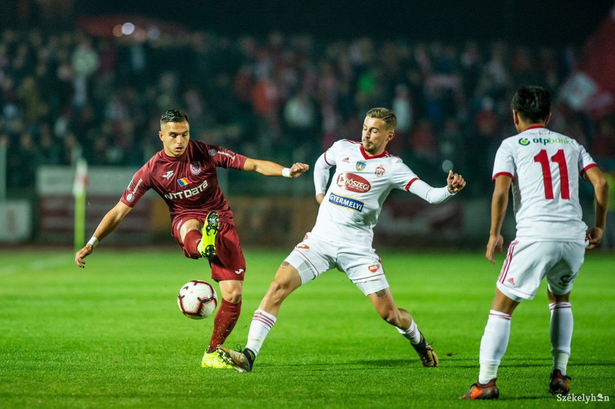 Cristian Manea két bajnoki címet szerzett a kolozsvári együttessel. Képünkön a Sepsi OSK elleni, 2018 októberében lejátszott  mérkőzésen. Archív •  Fotó: Barabás Ákos