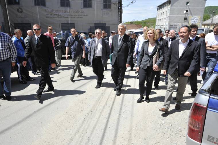 A ciántechnológiás bányászat ellen tiltakozott az EMNT és az EMNP Verespatakon