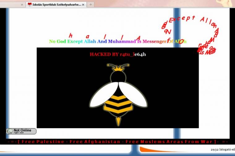 Indonéziából törték fel az udvarhelyi ISK weblapját