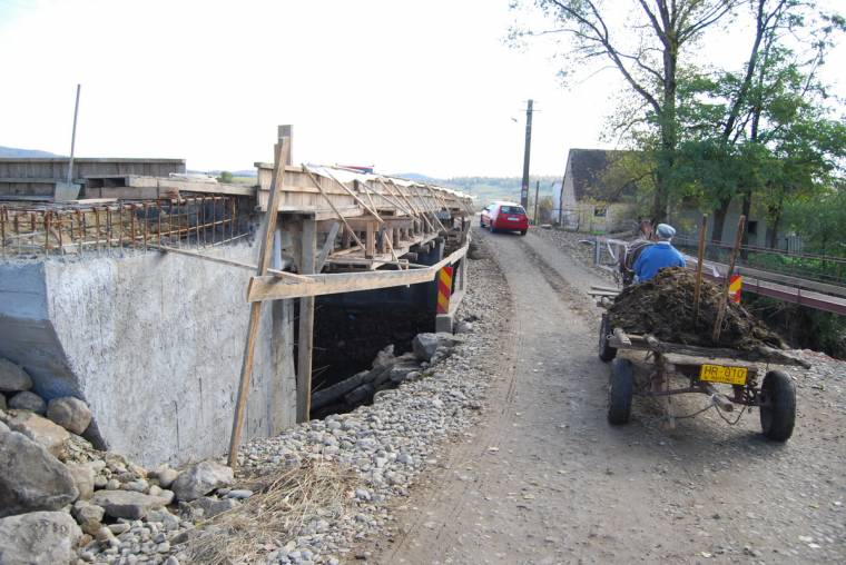 A végéhez közelednek a homoródszentpáli híd munkálatai