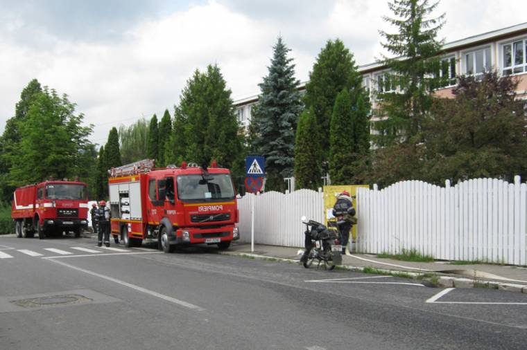 Gyakorlatoztak az udvarhelyi tűzoltók