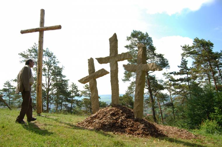 Sziklakeresztek a Székely Kálvárián