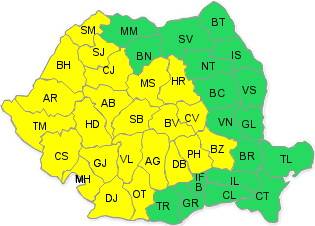 Viharos szélre, esőre, jégesőre figyelmeztetnek