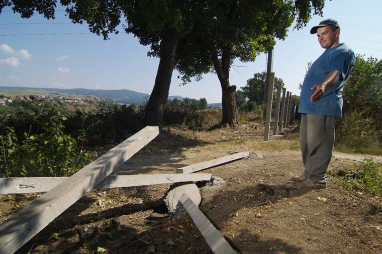 Rongáltak a székelyudvarhelyi római katolikus temetőben