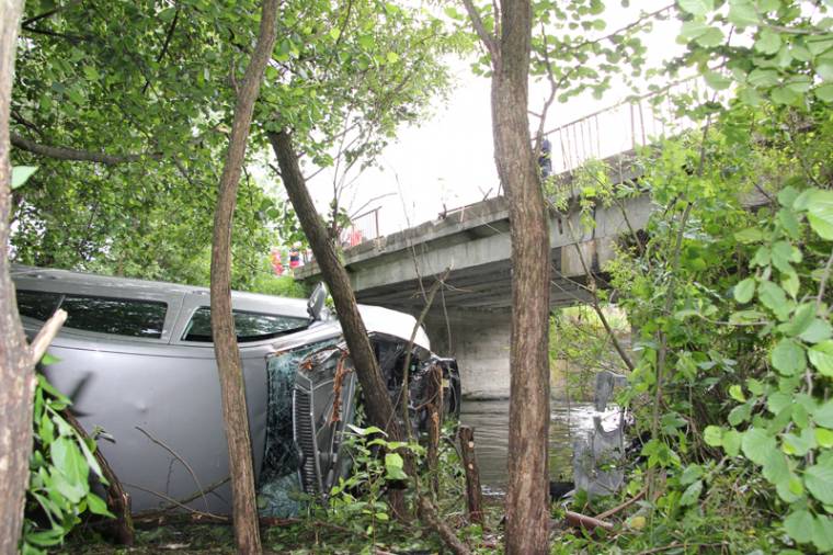 A Küküllőbe zuhant egy autó: négy sérült