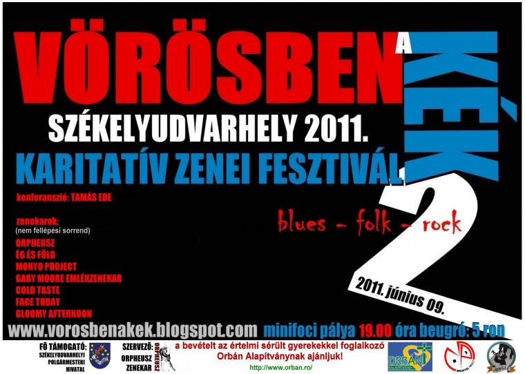 Vörösben a Kék: koncertsorozat a segítség jegyében