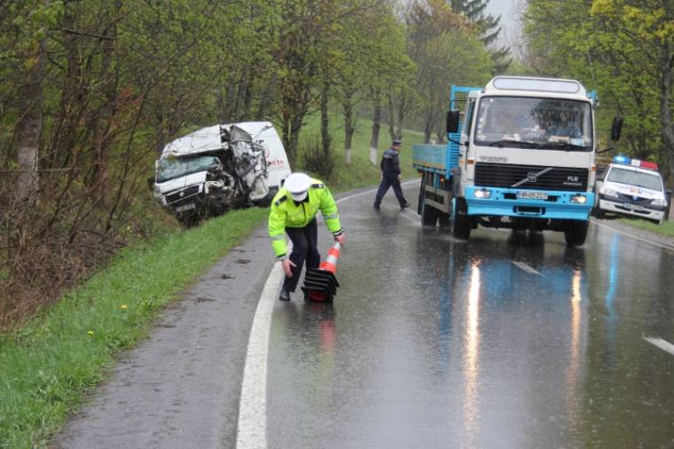 Teherautóval ütközött, megúszta kisebb sérülésekkel
