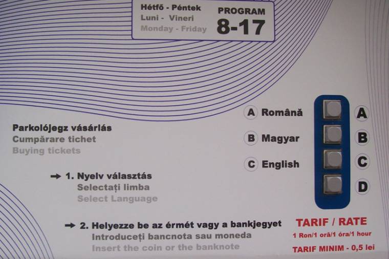 Sósavval „kezelték” a parkolóautomatákat