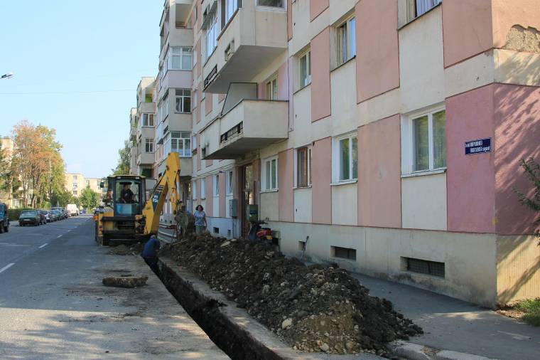 Gázvezetékcsere a Függetlenség sugárúton
