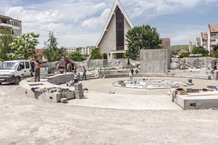 Hamarosan kész a Bethlen negyedi szökőkút