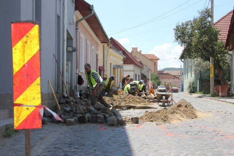 Útjavítás Székelyudvarhelyen