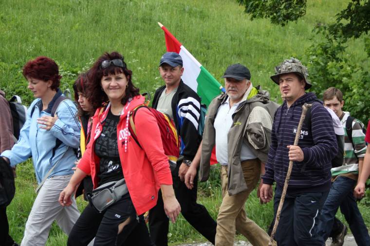 Gyalogos zarándoklat indult Budapestről Csíksomlyóra