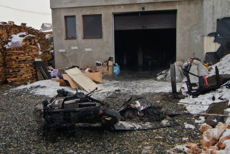 Motorkerékpár gyulladt ki Székelyudvarhelyen