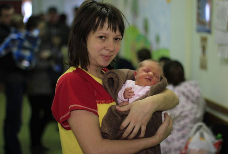 Kislány az év első babája Székelyudvarhelyen