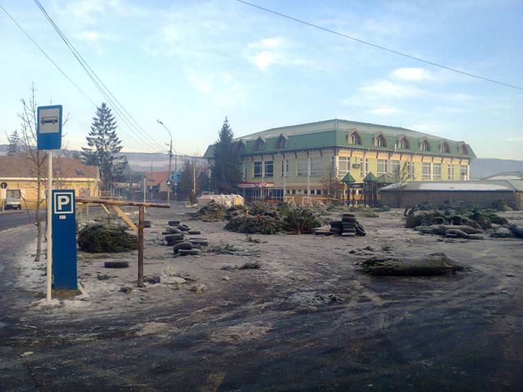 A fenyőket elvitték, a szemét maradt