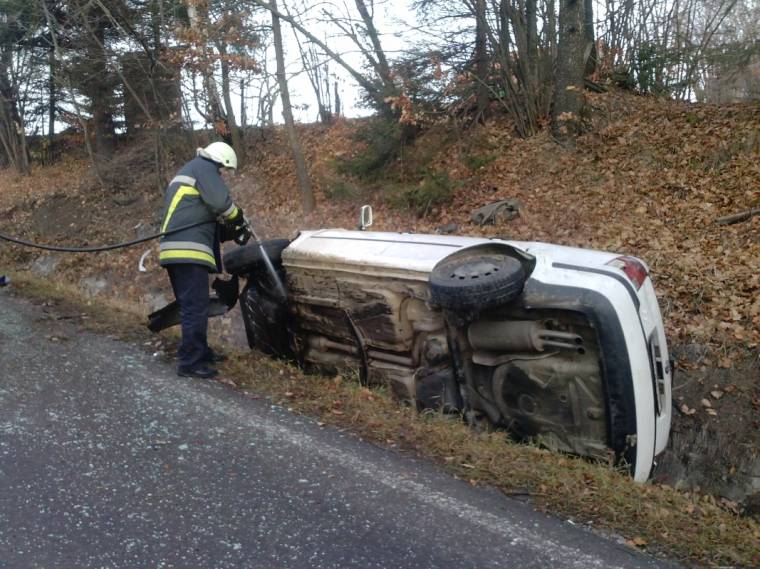 Baleset Szentpál és Recsenyéd között
