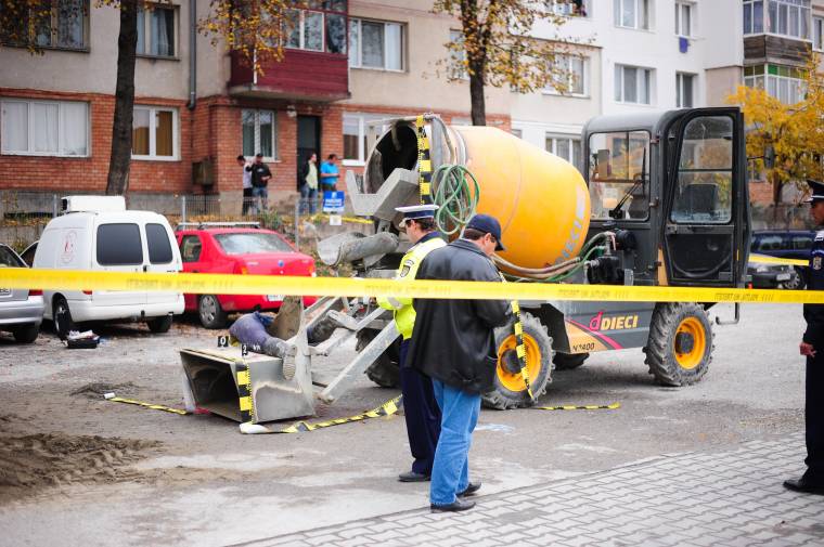 Betonkeverő okozta a munkás vesztét