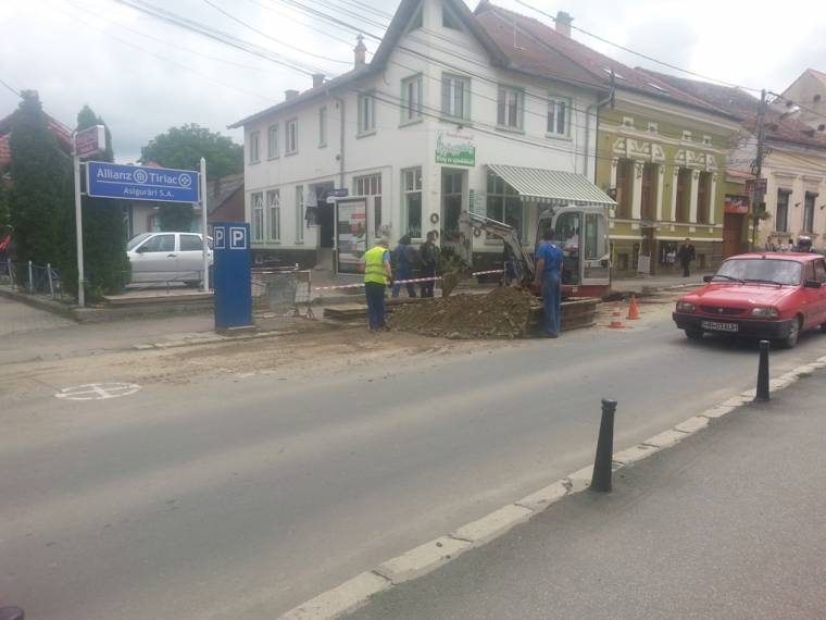 Csőtörések Udvarhelyen