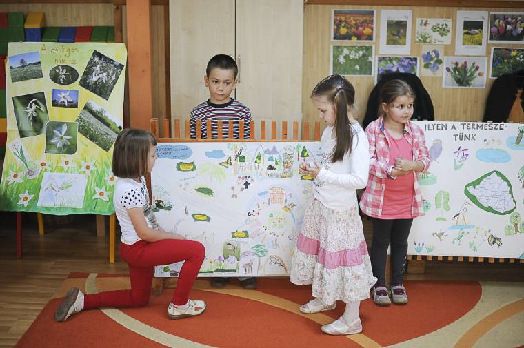 Környezetvédelmi vetélkedő volt a Zsibongónál