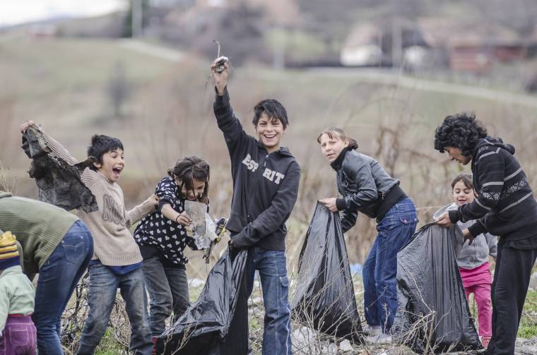 A Budvár-negyedben takarítottak a lakók