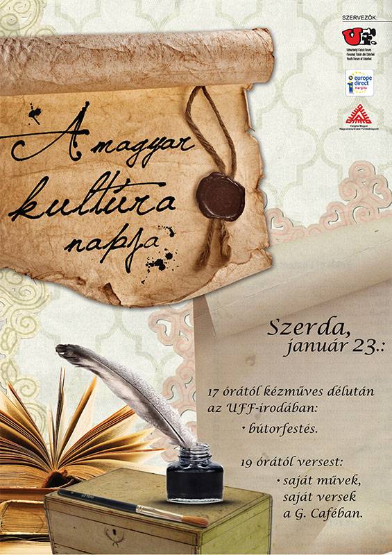 Saját versek és bútorfestés a kultúra napján