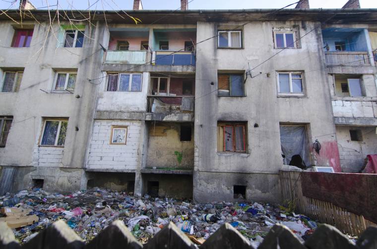 Visszanőtt szeméthegyek