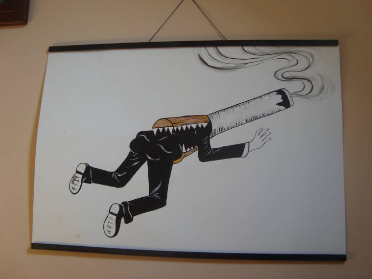 Képzőművészet kontra káros szenvedélyek