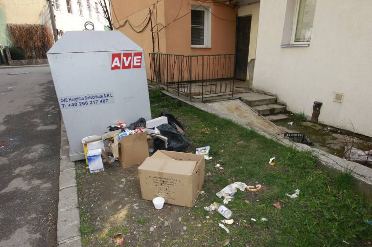 Elegük lett az idegen szemétből