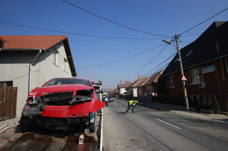 Baleset a Hunyadi János utcában
