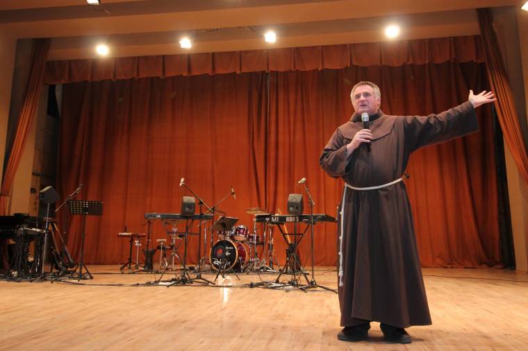 A vállalkozók lelkére beszélt Böjte Csaba