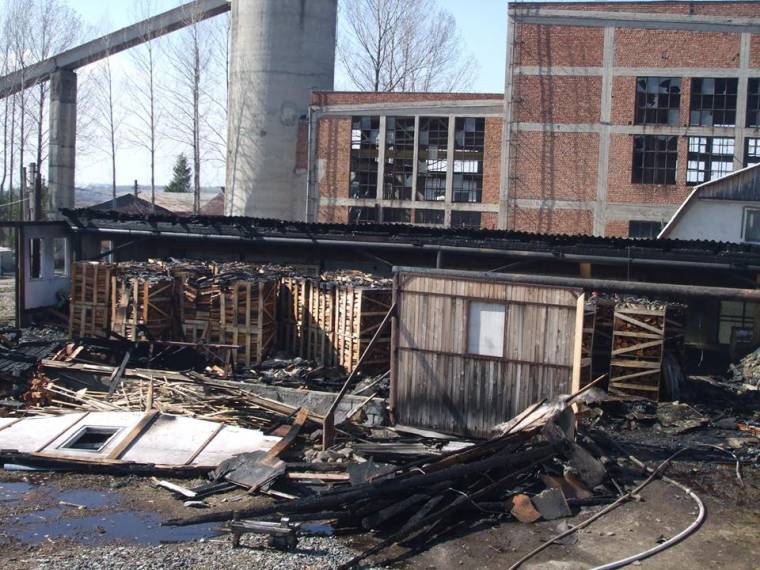 Fafeldolgozó műhely égett Szentegyházán