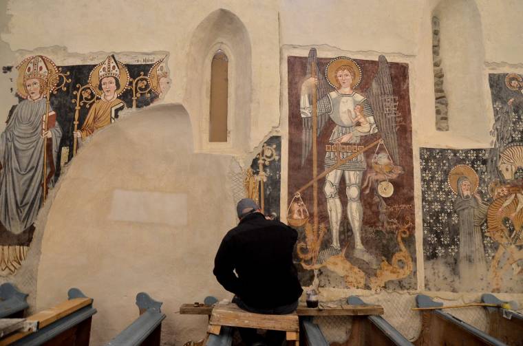 „Életre keltik” a freskókat