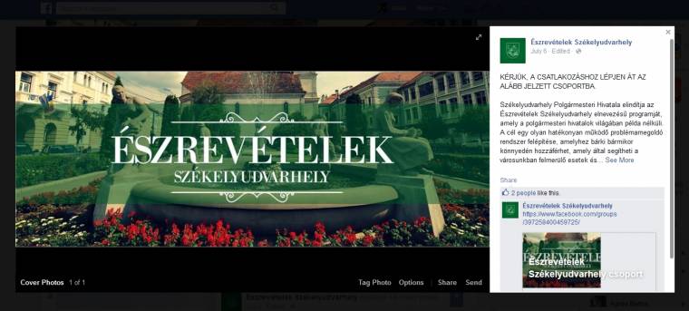 Facebookon felvetett udvarhelyi problémák