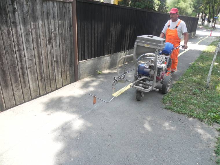 Újrafestik a bicikliutakat Udvarhelyen