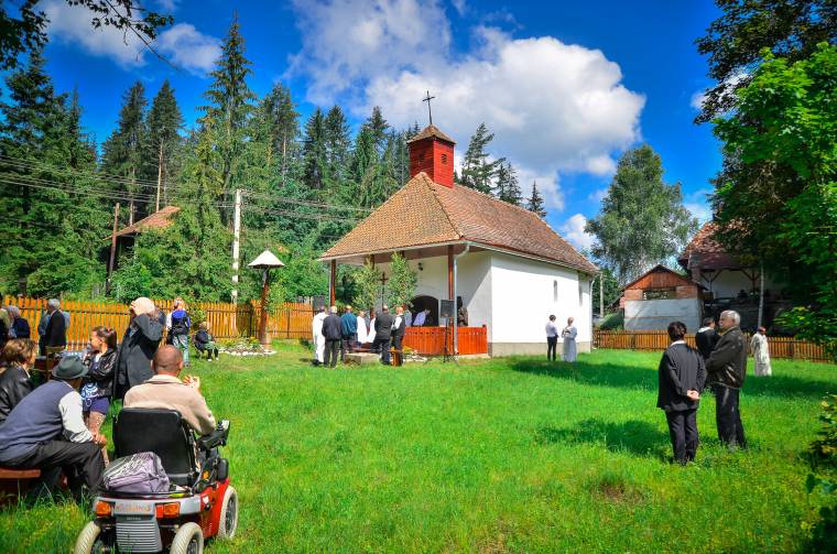 Új köntösben a homoródfürdői kápolna