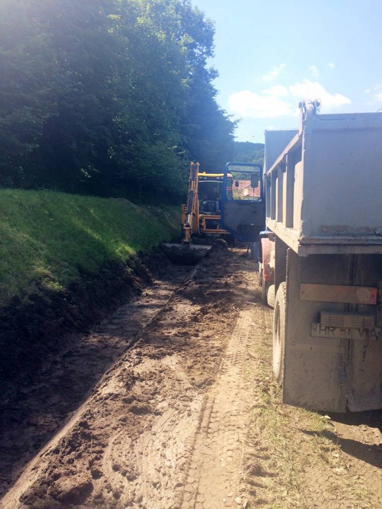 Javítják az utakat Keresztúr térségében