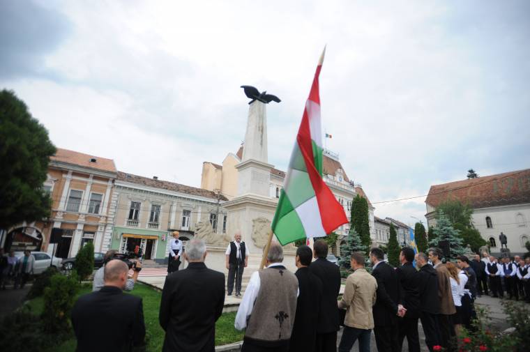 A városközpontban emlékeztek