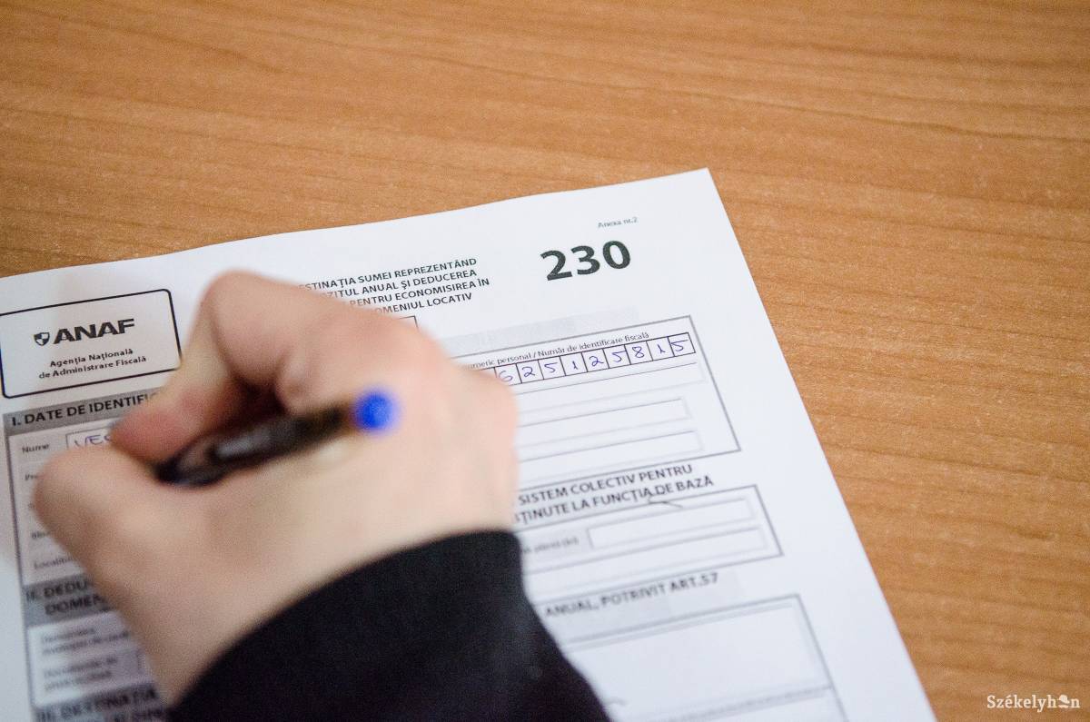 Az adófelajánlással május 25-éig lehet élni •  Fotó: Barabás Ákos