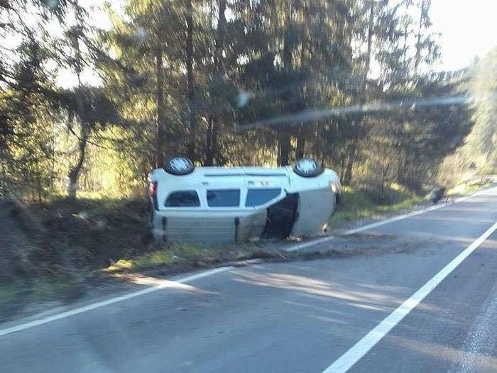 Felborult a jeges úton