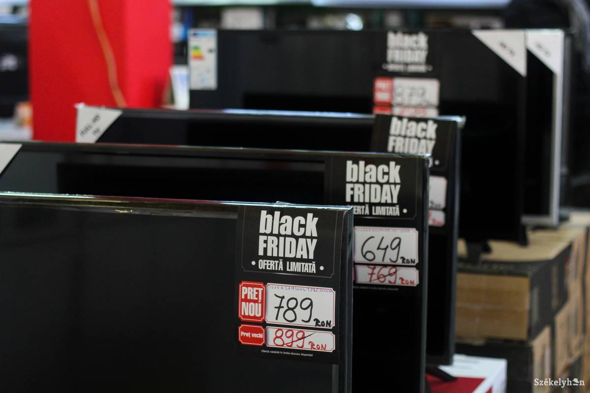Idén kevés volt a Black Friday-akciókkal kapcsolatos panasz Hargita megyében, és azok jellege sem változott. Képünk illusztráció • Fotó: Pál Árpád