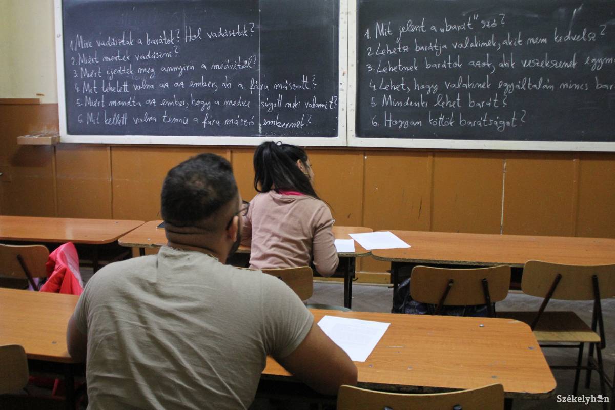 Felkészültségük és hozzáállásuk is változó. Vannak lógók, és olyanok is, akik nem hiányoznak •  Fotó: Pál Árpád