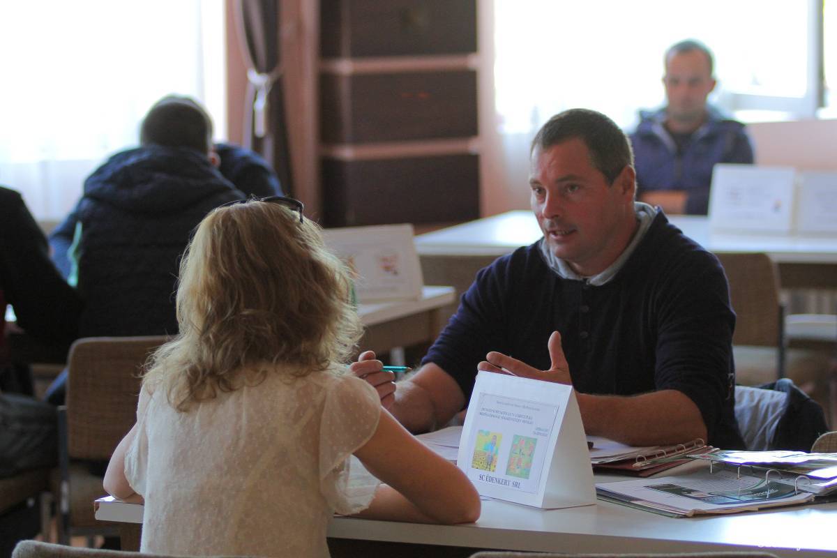 Állásbörzén. A munkaadók egyre nehezebben találnak szakképzett munkaerőt. Archív •  Fotó: Pál Árpád