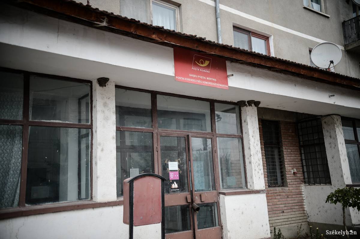A posta homoródszentmártoni fiókja. Általános probléma, hogy rosszul felszereltek a vállalat kirendeltségei •  Fotó: Barabás Ákos