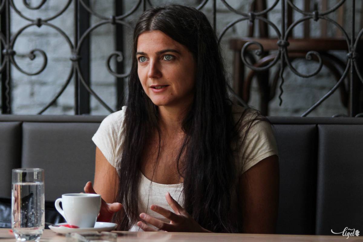 Következő filmjét Etéden forgatja Simó Ibolya •  Fotó: Pál Árpád