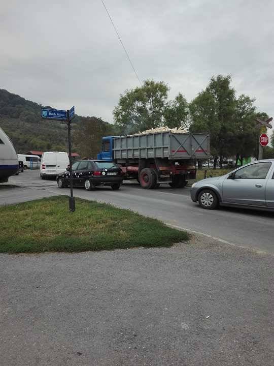 Senki sem sérült meg a balesetben •  Fotó: Pál Árpád